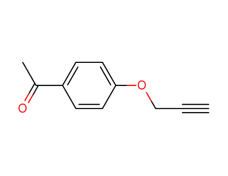 Molecular Structure of 34264-14-7 (1-[4-(2-PROPYNYLOXY)PHENYL]-1-ETHANONE)