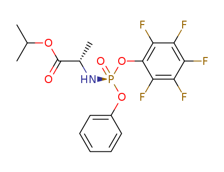 N-[(S)-(2,3,4,5,6-Pentafluorophenoxy)phenoxyphosphinyl]-L-alanine 1-methylethyl ester