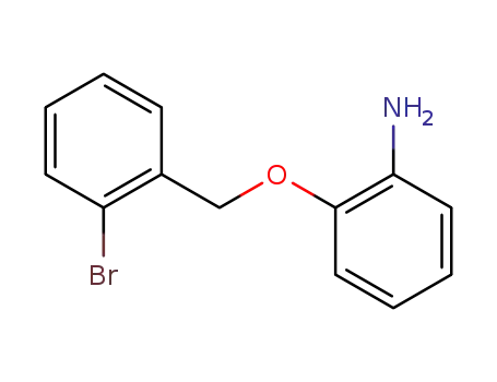 Molecular Structure of 3434-04-6 (Benzenamine, 2-[(2-bromophenyl)methoxy]-)