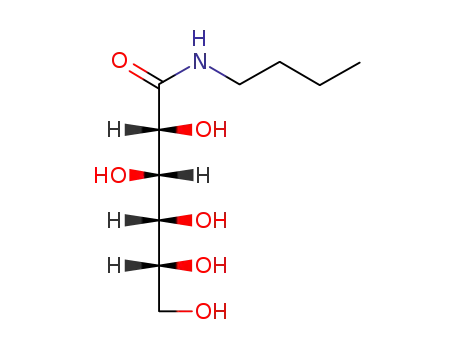Molecular Structure of 18375-57-0 (N-butyl-D-gluconamide)