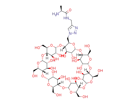 L-alanine-N-[(1-β-cyclodextrinyl-1H-1,2,3-triazol-4-yl)methylamide]