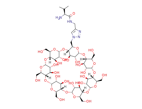 L-valine-N-[(1-β-cyclodextrinyl-1H-1,2,3-triazol-4-yl)methylamide]