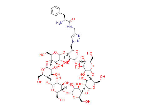 L-phenylalanine-N-[(1-β-cyclodextrinyl-1H-1,2,3-triazol-4-yl)methylamide]