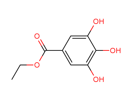 831-61-8,Ethyl gallate,3,4,5-Trihydroxybenzoic acid ethyl ester;Ethyl 3,4,5-trihydroxybenzoate;Gallic acid ethyl ester;
