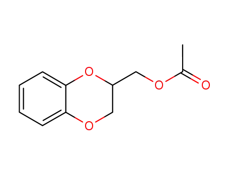 Molecular Structure of 64179-44-8 (2,3-dihydro-1,4-benzodioxin-2-ylmethyl acetate)