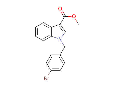 1H-INDOLE-3-CARBOXYLIC ACID, 1-[(4-BROMOPHENYL)METHYL]-, METHYL ESTER