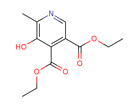 3,4-Pyridinedicarboxylic acid, 5-hydroxy-6-methyl-, diethyl ester