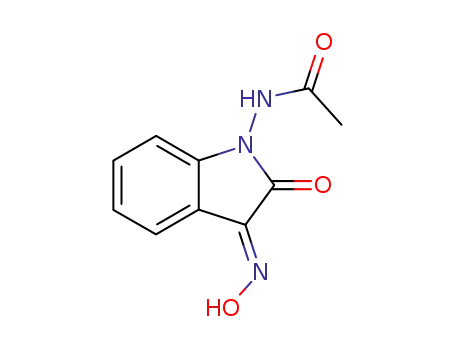 1-acetylamino-indoline-2,3-dione-3-oxime