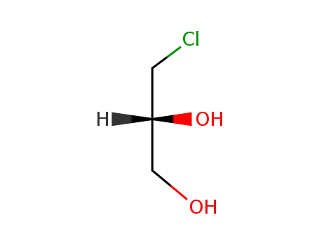 Molecular Structure of 57090-45-6 ((R)-(-)-3-Chloro-1,2-propanediol)