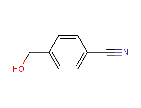 Molecular Structure of 874-89-5 (4-(HYDROXYMETHYL)BENZONITRILE)