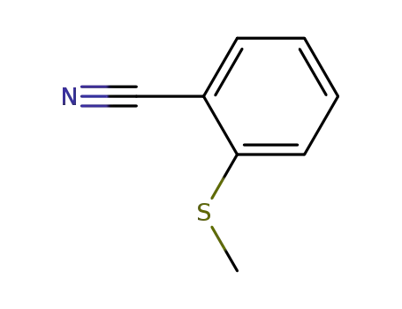 Molecular Structure of 6609-54-7 (2-(METHYLTHIO)BENZONITRILE)
