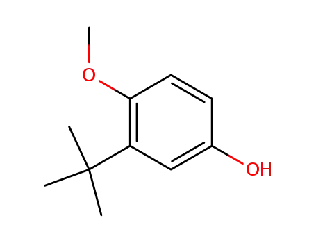 Molecular Structure of 88-32-4 (2-TERT-BUTYL-4-HYDROXYANISOLE)