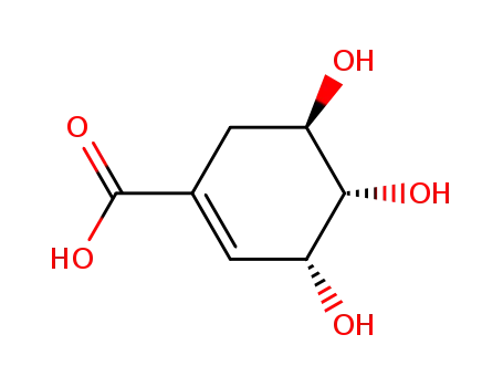 Molecular Structure of 138-59-0 (Shikimic acid)