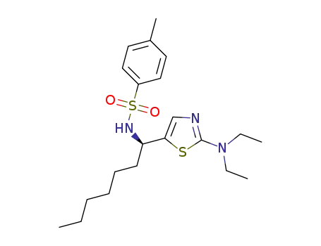 (R)-N-(1-(2-(diethylamino)thiazol-5-yl)heptyl)-4-methylbenzenesulfonamide