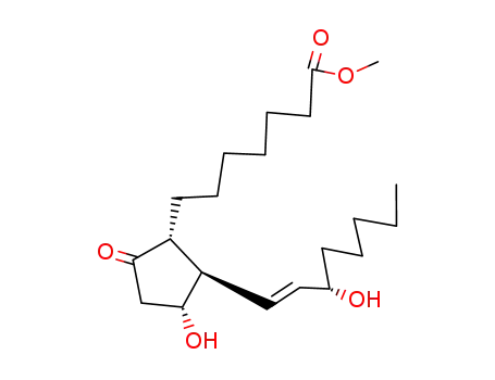 Molecular Structure of 3434-33-1 (PROSTAGLANDIN E1 METHYL ESTER)