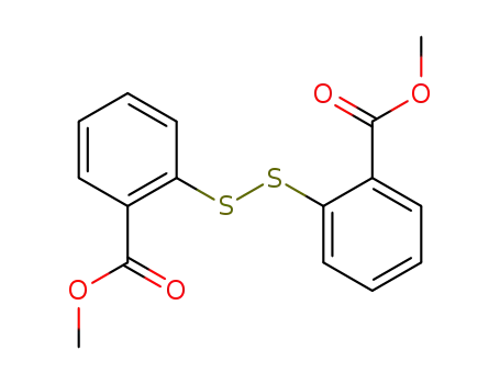 Molecular Structure of 5459-63-2 (dimethyl 2,2'-dithiobisbenzoate)