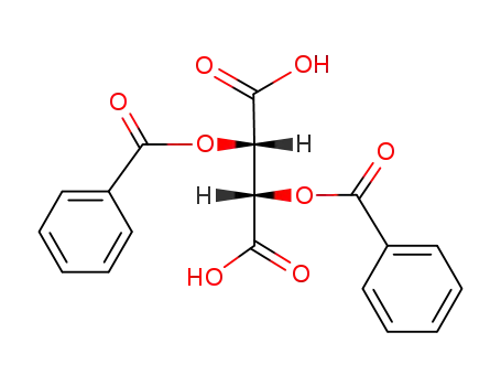 Molecular Structure of 17026-42-5 ((+)-Dibenzoyl-D-tartaric acid)