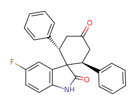 5'-fluoro-2,6-diphenylspiro[cyclohexane-1,3'-indoline]-2',4-dione