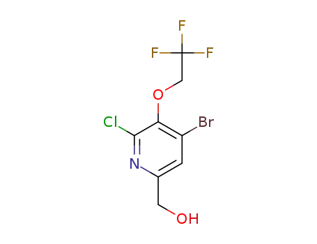 [4-bromo-6-chloro-5-(2,2,2-trifluoro-ethoxy)-pyridin-2-yl]-methanol