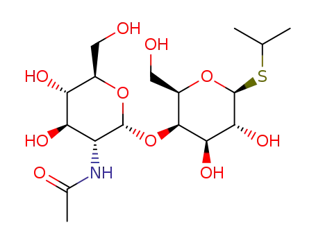 i-propyl 1-thio-4-O-(2-acetamido-2-deoxy-α-glucopyranosyl)-β-galactopyranoside