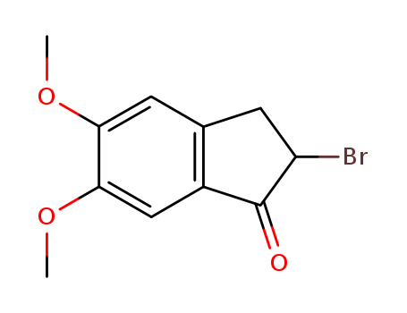 1H-Inden-1-one, 2-bromo-2,3-dihydro-5,6-dimethoxy-