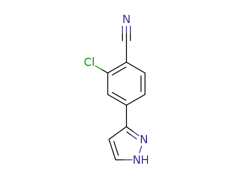 2-chloro-4- (1H-pyrazol-3-yl)benzonitrile