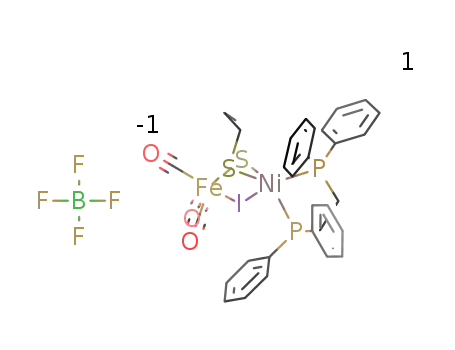 [(1,2-bis(diphenylphosphino)ethane)Ni(2,2-dimethyl-1,3-propanedithiolate)IFe(CO)3]BF4
