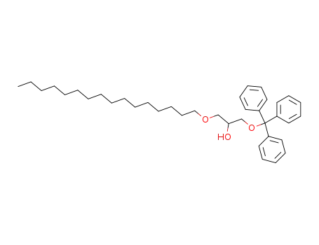 Molecular Structure of 82002-20-8 ((+/-)1-O-HEXADECYL-3-O-TRIPHENYLMETHYLGLYCEROL)