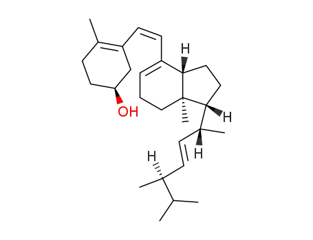 Molecular Structure of 21307-05-1 (Previtamin D2)