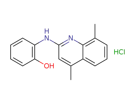 2-(4,8-dimethylquinolin-2-ylamino)phenol hydrochloride