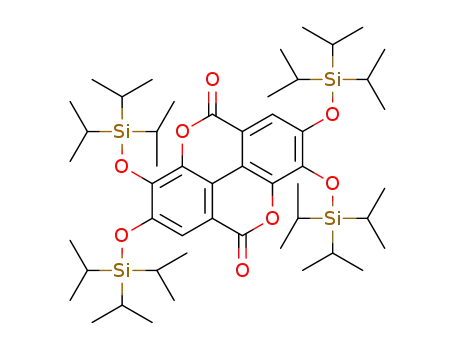 2,3,7,8-tetrakis((triisopropylsilyl)oxy)chromeno[5,4,3-cde]chromene-5,10-dione