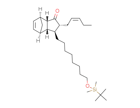 (2R,3S,3aS,4R,7S,7aS)-3-(8-((tert-butyldimethylsilyl)oxy)octyl)-2-((Z)-pent-2-en-1-yl)-2,3,3a,4,7,7a-hexahydro-1H-4,7-methanoinden-1-one