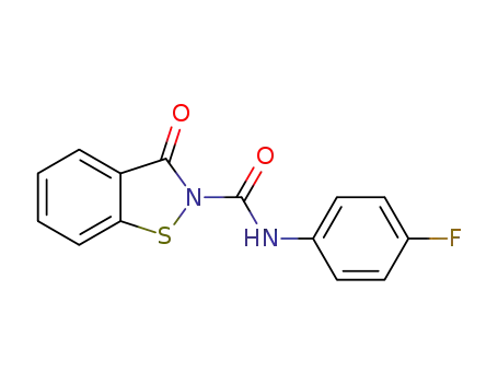 N-(4-fluorophenyl)benzisothiazol-3-one-2-amide