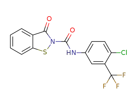 N-[4-chloro-3-(trifluoromethyl)phenyl]benzisothiazol-3-one-2-amide