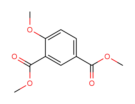Molecular Structure of 22955-73-3 (Dimethyl 4-methoxyisophthalate)