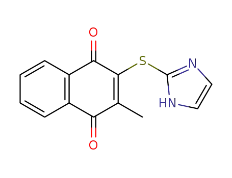 2-(1H-imidazole-2-ylthio)-3-methylnaphthalene-1,4-dione