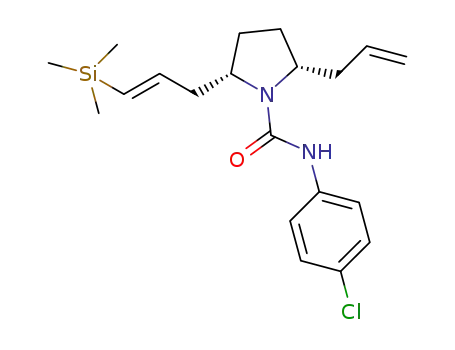 (E,2R,5S)-2-allyl-N-(4-chlorophenyl)-5-[3-(trimethylsilyl)allyl]pyrrolidine-1-carboxamide