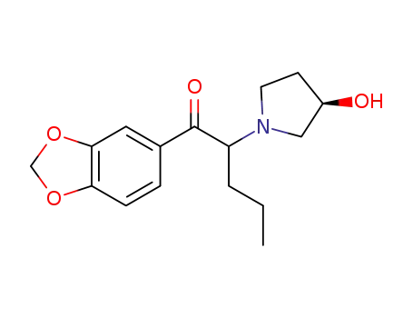 (RS)-1-(benzo[d][1,3]dioxol-5-yl)-2-((R)-3-hydroxypyrrolidin-1-yl)pentanone