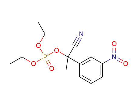 1-cyano-1-(3-nitrophenyl)ethyl diethyl phosphate