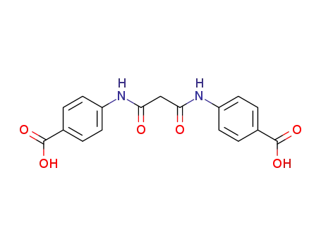 Molecular Structure of 10256-16-3 (Benzoic acid, 4,4'-[(1,3-dioxo-1,3-propanediyl)diimino]bis-)