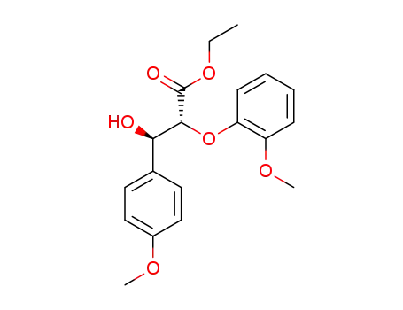 ethyl 3-hydroxy-3-(4-methoxyphenyl)-2-(methoxyphenyloxy)propionate