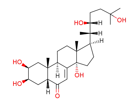 Molecular Structure of 3604-87-3 (Ecdysone)