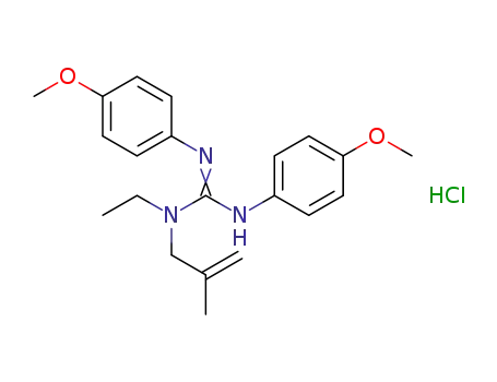 1-ethyl-2,3-bis(4-methoxyphenyl)-1-(2-methylallyl)guanidine hydrochloride