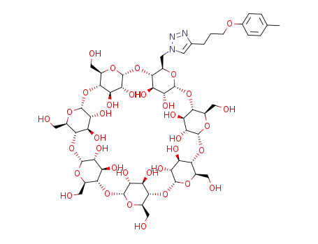 mono-6-[4-(3-(p-tolyloxy)propyl)-1H-1,2,3-triazol-1-yl]-6-deoxy-β-cyclodextrin