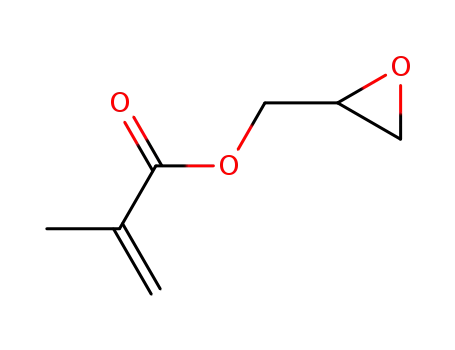 Molecular Structure of 106-91-2 (Glycidyl methacrylate)