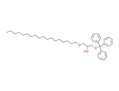 Molecular Structure of 86334-56-7 (1-O-OCTADECYL-3-O-TRITYL-RAC-GLYCEROL)