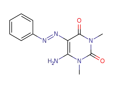 6-amino-1,3-dimethyl-5-phenylazouracilate