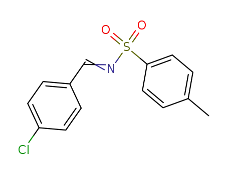 Molecular Structure of 3157-65-1 (N-(4-Chlorobenzylidene)-4-methylbenzenesulfonamide)
