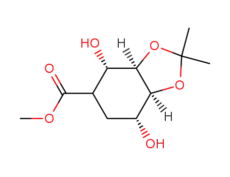 (3aR,4S,7R,7aS)-methyl 4,7-dihydroxy-2,2-dimethylhexahydrobenzo[d][1,3]dioxole-5-carboxylate