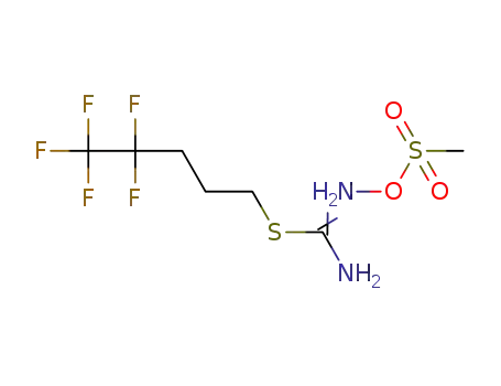 carbamimidothioic acid 4,4,5,5,5-pentafluoropentyl mesylate ester